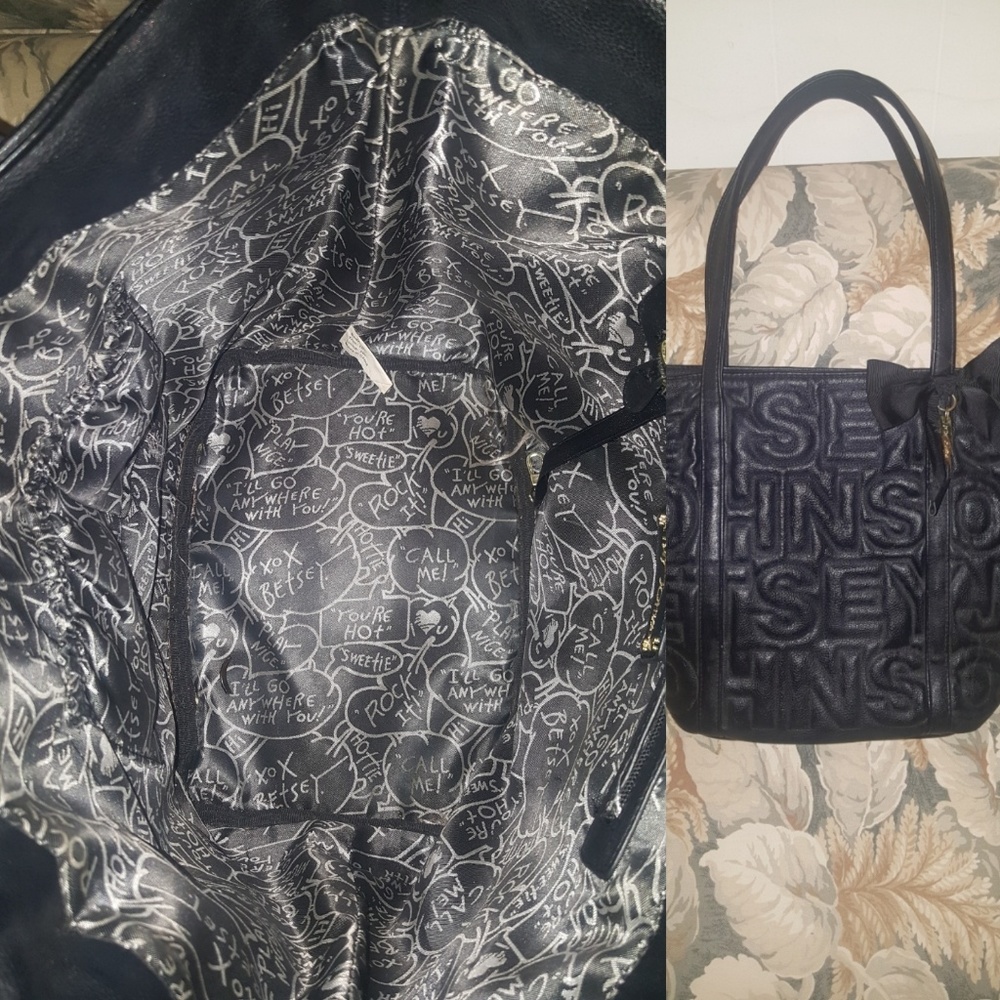 Black Betsey Johnson Bag - Picture 3 of 3